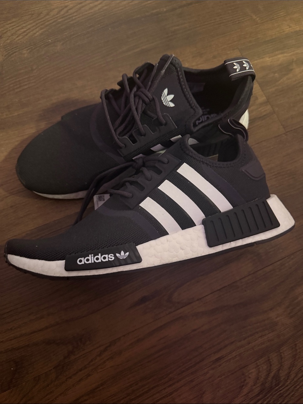 adidas Black and White NMD Runner Sneakers